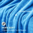 thumbnail image 3 of Astarin Throw Blanket, Twin Size Blue Blankets & Throws for Couch/Beds, Fuzzy and Cozy Blanket, 60x80 inches, 3 of 9