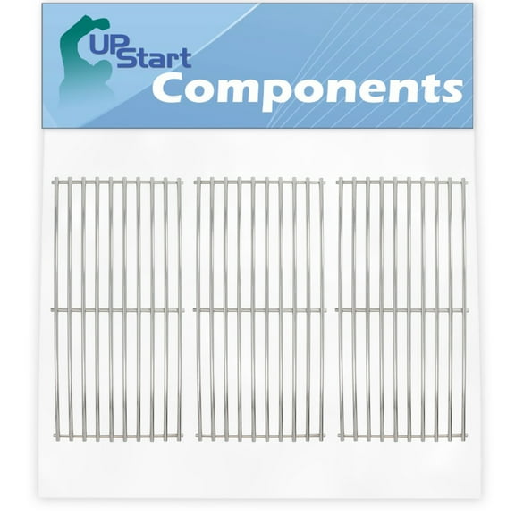 3-Pack BBQ Grill Cooking Grates Replacement Parts for Grillada GG60000-4B - Compatible Barbeque Grid 17 3/4"