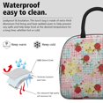 thumbnail image 3 of Womens Pioneer Flower Floral Print Pattern Lunch Box for Work,Insulated Lunch Bag for Women,Loncheras Para Mujer,Leakproof Adult Lunch Bag for Work,Beach,Travel,Picnic,Camping, 3 of 6