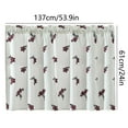 thumbnail image 3 of 1Pc Curtain Floral Curtains Kitchen Coffee Curtains Bedroom Rod Curtains Lace Short Curtains Lace Curtains 54 X 24 Inch 1 Panels, 3 of 9
