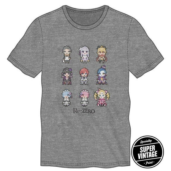Bioworld RE:Zero Character Sprites Super Vintage Shirt