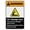 Warning Sign 1, variant on Warning Combustible Explosive Material Tin Sign 8"x12" - Great Wall Decor for Garden Yard, Combustible Explosive Sign