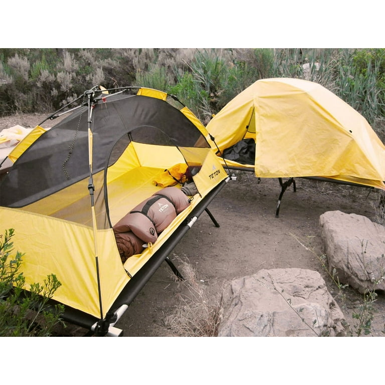 Teton top cot tent