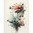 thumbnail image 2 of Watercolor Whispers - Floral Watercolor Canvas Wall Art, 2 of 2