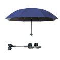 thumbnail image 2 of MMJ Sun Shade Umbrella Clamp On UPF50+ Foldable Adjustable Outdoor Rain Protection for Wheelchair Walker Camping Cart Golf Cart, 2 of 6