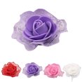 thumbnail image 2 of Coofit 30PCS Artificial Roses Decorative Elegant Lace Flowers DIY Craft Roses, 2 of 8