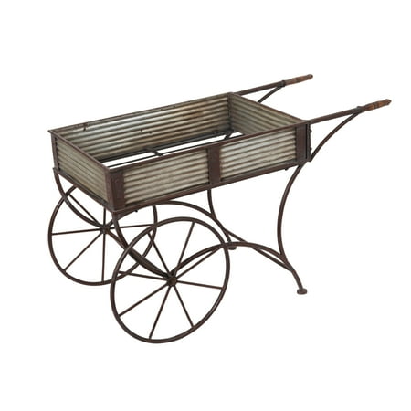 Long Metal Flower Cart Inch