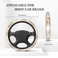 thumbnail image 6 of YFYANG Universal Elastic Vintage Floral Graffiti Car Steering Wheel Cover, Non-Slip Sweat Absorbent, 6 of 8