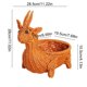 thumbnail image 3 of Cesta de almacenamiento – Caja de plástico tejida, organizador de escritorio estilo ratán para salón, cocina y dormitorio, marrón, diseño apilable que ahorra espacio, 1 PC, 3 of 6