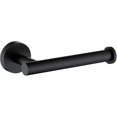 thumbnail image 1 of Matte Black Toilet Paper Holder Sus304 Stainless Steel, Modern Round Tissue Roll Holders Wall Mount, Toilet Paper Roll Dispenser Bathroom 5 Inch Tp Ho, 1 of 5