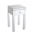 thumbnail image 5 of Hassch Mirrored End Table with Drawer, Silver, 5 of 9