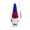 E-1E, variant on karymi 4th of July Cone Shaped Mini Yarn Trees 8 Inch Red White Blue Wooden Rope Farmhouse Decor for Independence Day, Patriotic Decorations for Veterans Memorial Day Fourth of July Accessories
