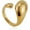 Drop 2(Gold), variant on Waterdrop Ring 18K Gold Plated Chunky Statement Rings Dome Teardrop Ring Bombastic Oversize for Women Adult