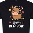 thumbnail image 4 of Inktastic Happy New Year Cute Ox T-Shirt, 4 of 5