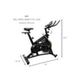 thumbnail image 3 of WaveFit B100 Swell Series Indoor Cycle Home Stationary Exercise Bike with 28-Lb Flywheel, Bluetooth Connectivity and Built-in Fitness Metrics Tracking, 225 lb Weight Capacity, 3 of 8
