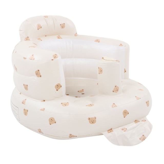 Asiento inflable para bebés, asiento inflable para bebés, asiento inflable plegable para el suelo para bebés, silla para bebés y niños pequeños, respuesta rápida