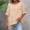 Khaki, variant on pstuiky Womens Tops Casual Fashion Long Sleeve Solid Color Fashion Clothing Formal Loose Fit Crew Neck Spring Tops Womens Blouses