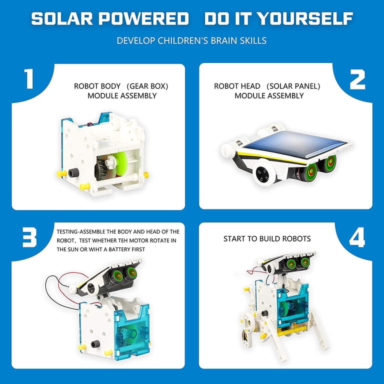Carsky 13-in-1 Solar Power Robot Building Kit photo 7