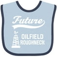 thumbnail image 3 of Inktastic Future Oilfield Roughneck Boys or Girls Baby Bib, 3 of 4