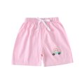 thumbnail image 1 of Uniforme escolar Honeeladyy de verano para niños y niñas, estampado, pantalones cortos de mezclilla, monos, regalos para tus hijos (rosa, 1-2 años), 1 of 5