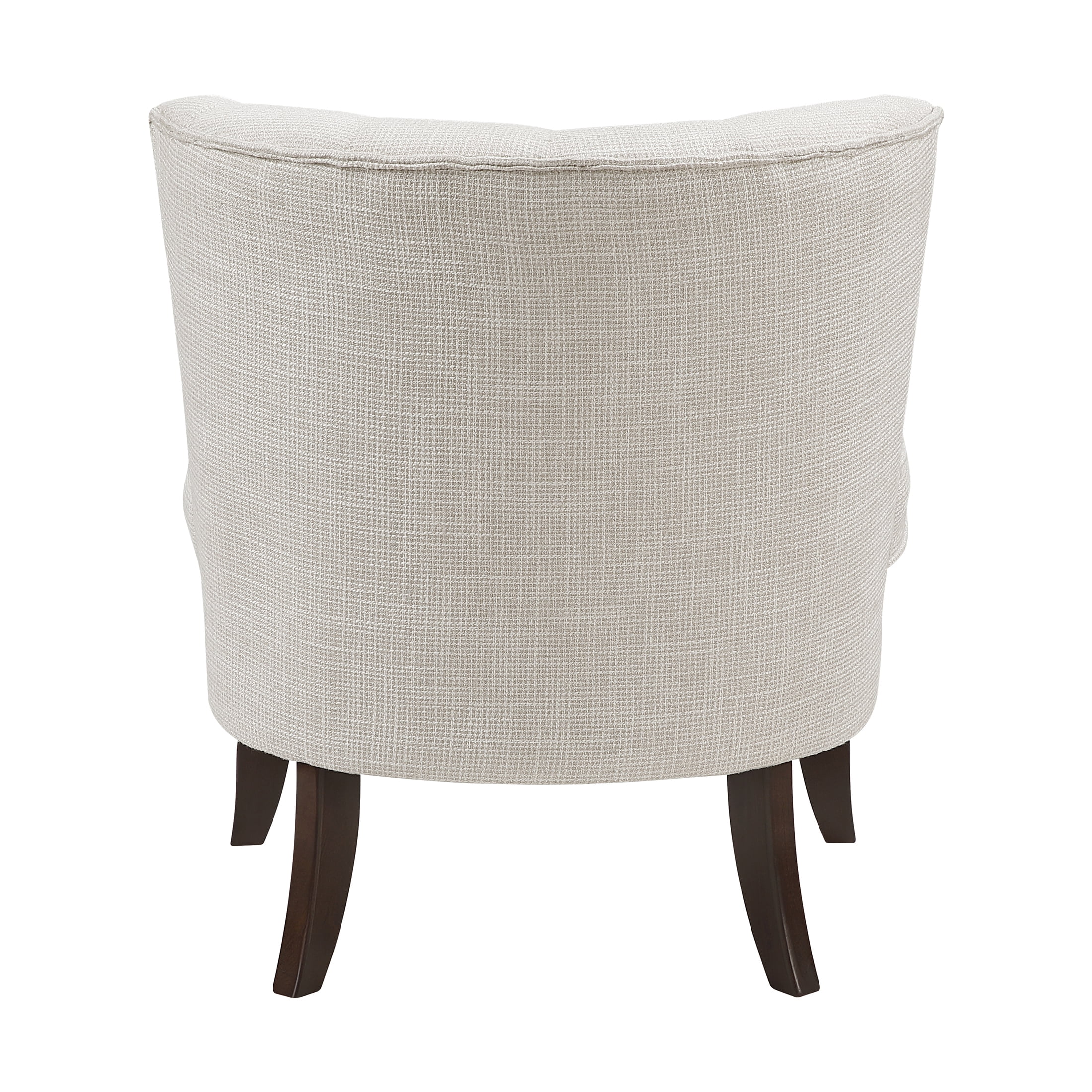 OakvillePark Crestbourne Textured Fabric Button Tufted Back Accent Chair, Beige
