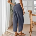 thumbnail image 6 of SUNBS Women Barrel Wide Leg Sweat Pants Soft Blend with Pockets Drawstring for Casual, 6 of 9