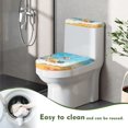 thumbnail image 5 of HELLHERO Starfish Elastic Fabric Toilet Lid Dust Cover Set, Adjustable, Stretch 17"x21" Elastic Edge, Machine Washable, Stylish Gifts, 5 of 8