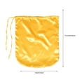 thumbnail image 2 of FOMIYES Packaging Drawstring Bag Cloth Yellow Candy Bag for Holiday Treats 1Pcs, 2 of 8