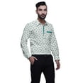 thumbnail image 3 of BESTMAN Long Sleeve Spread CollarShirtsFor Men Cotton Button DownShirts, 3 of 5
