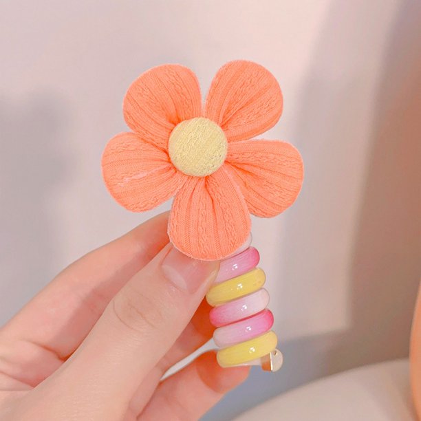 Banda para el cabello con línea telefónica para mujer, coleta alta, artefacto fijo, cuerda para la cabeza, banda para el cabello elástica y duradera, tocado
