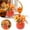 Orange, variant on Mini Artificial Pumpkins for Fall Decor, Small Foam Pumpkins with Flowers and Maple Leaves for Halloween Thanksgiving Table Centerpieces, Outdoor Indoor Autumn Harvest Home Decorations