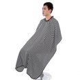 thumbnail image 4 of Noref Adult Haircut Cape Stripe Hairdressing Hair Styling Cloth Wrap, 4 of 8
