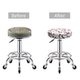 thumbnail image 5 of Xecao's Red Snake Print Stool Covers offer stylish, washable protection for PU round bar stools, perfect for home or commercial use., 5 of 7