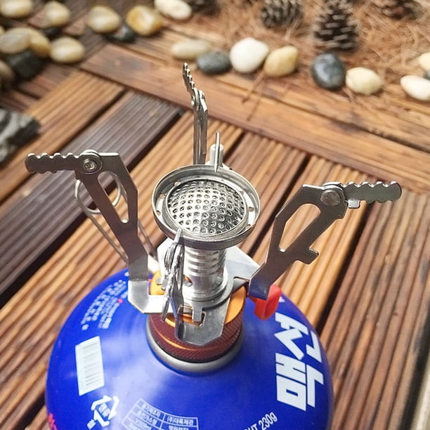 Réchaud à Gaz Portable 3500 W – Pour Camping, Randonnée, Pêche – Compatible Bidon Filetage EN417 – Pliable, Léger – Étui De Transport Inclus