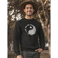 thumbnail image 2 of Yin Yang, Arrow And Feathers Sweatshirt Men -GoatDeals Designs, Male 4X-Large, 2 of 4