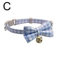 thumbnail image 4 of Cat Collar for Stylish & Safe Pet Accessory - Adjustable Breakaway Buckle with Bells and Tassel Bow Tie Design, 4 of 4