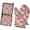Pioneer Flower Floral-3, variant on Pioneer Flower Floral Print Pattern 2-Pack Oven Mitts Set, Heat Resistant Kitchen Gloves, 7.7" X 12"