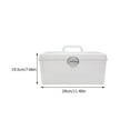 thumbnail image 2 of PENGXIANG 1pc Large Capacity Mahjong Storage Box Plastic Storage Holder with Lock, 2 of 6