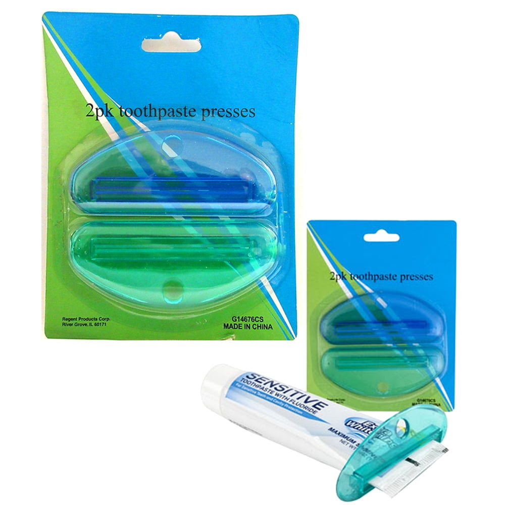 4-Pcs Plastic Tube Squeezer Toothpaste Dispenser Holder Rolling Bathroom Extract 4-Pcs Plastic Tube Squeezer Toothpaste Dispenser Holder Rolling Bathroom Extract