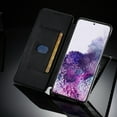 thumbnail image 3 of Dteck Folio Wallet Case For Samsung Galaxy Note 20 / Note 20 5G, Lightweight PU Leather Magnetic Flip Stand Case Hard Protective Cover,Black, 3 of 7
