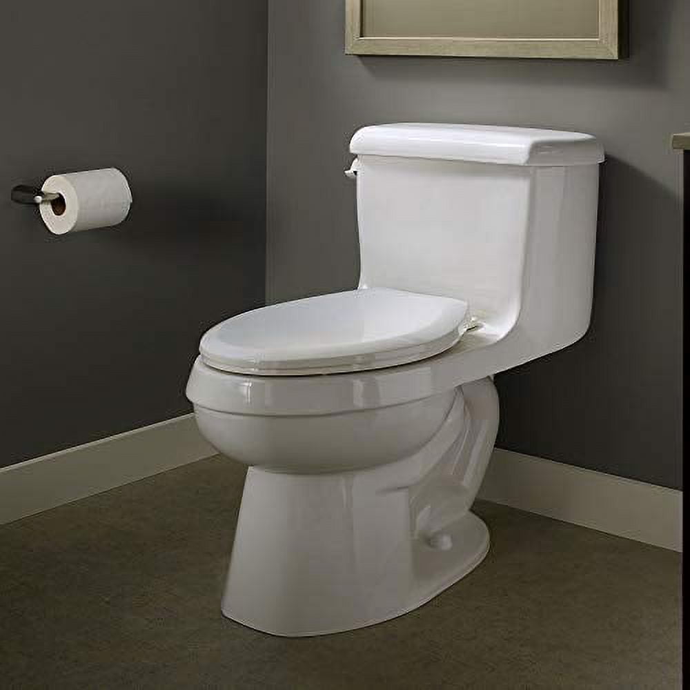 American Standard 5321A65CT.020 Champion Slow-Close and Easy Lift-Off Toilet Seat with Toilet Seat Cover, White