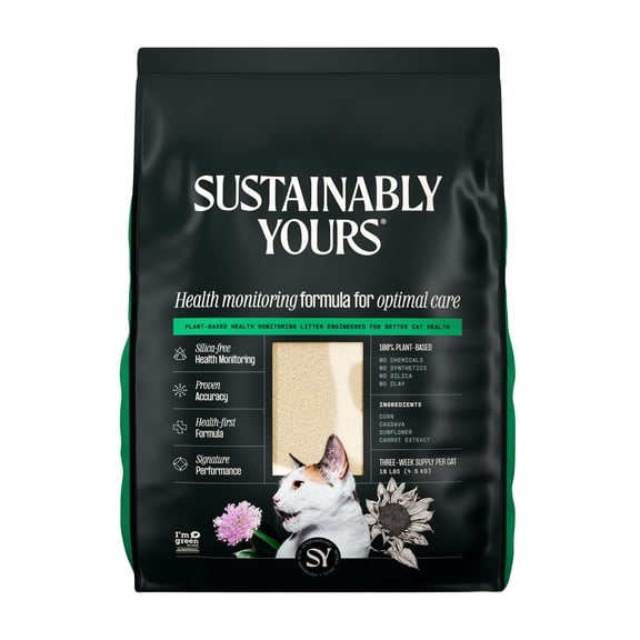 Sustainably Yours Health Monitoring Formula Cat Litter 10 lbs.