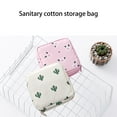 thumbnail image 4 of Herrnalise Period Bag, Sanitary Napkin Storage Bag for Feminine Pads Panty Liners Tampons and Reusable Pads, Sanitary Pads Pouches First Period Kit for Teen Girls and Women, 4 of 6