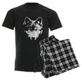 thumbnail image 6 of CafePress - Vector Wolf Men's Dark Pajamas - Men's Dark Loose Fit Cotton Pajama Set, 6 of 7