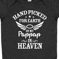 thumbnail image 4 of Inktastic Handpicked for Earth by My Pappap in Heaven with Angel Wings Boys or Girls Baby Bodysuit, 4 of 5