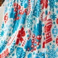 thumbnail image 4 of Lightweight Flannel Throw Blanket for Couch, Bed, Holiday Decor (60x80 Inches), 4 of 7