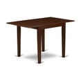 thumbnail image 3 of East West Furniture Norden 5-piece Wood Table and Dining Chair Set in Mahogany, 3 of 6