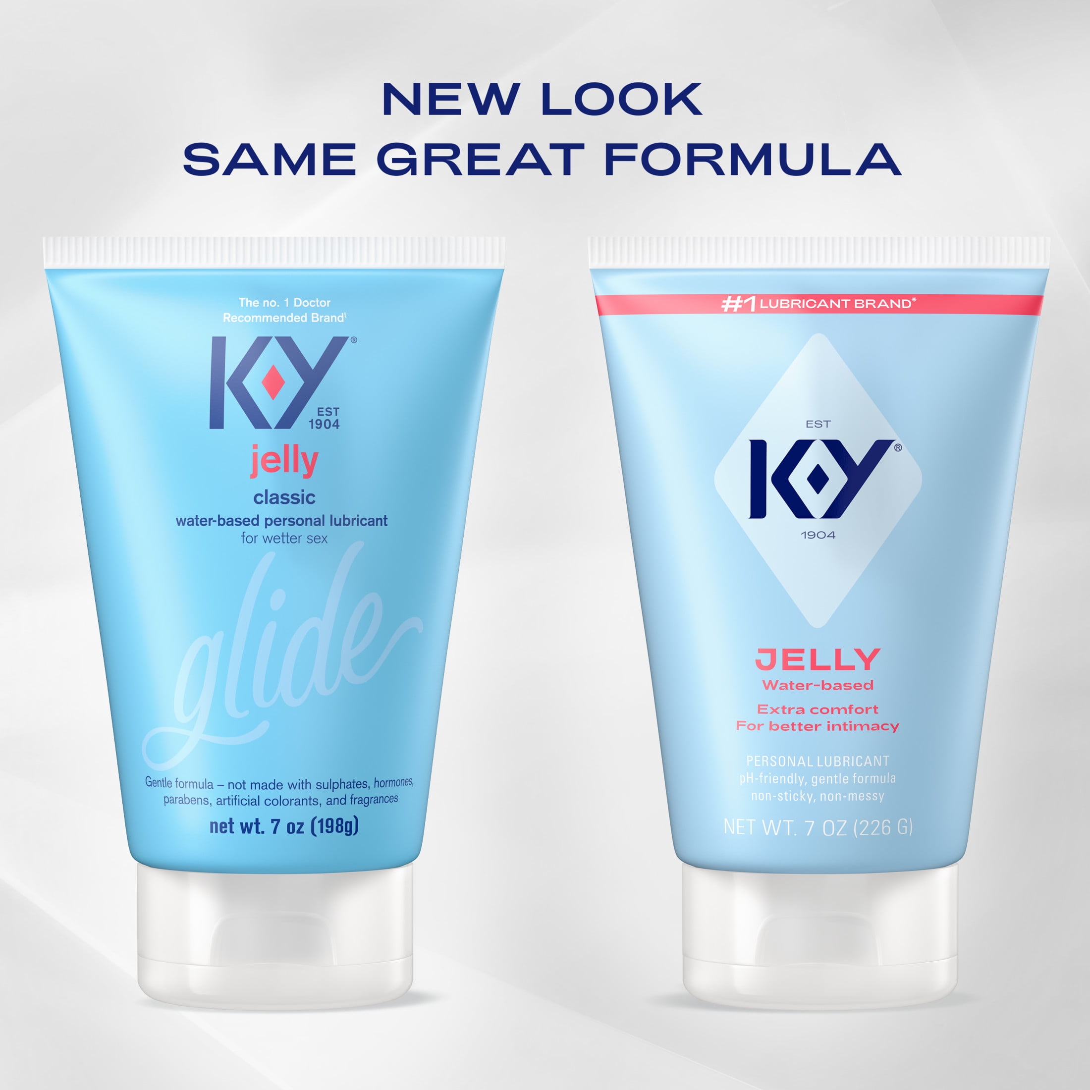 ky jelly lubricant walmart K.Y Water-Based Personal Lubricant Jelly, 2 oz main image 0