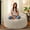 Lush Velvet Ivory, variant on Jaxx 4 Foot Saxx - Large Round Bean Bag Chair for Adults - Lush Velvet Black
