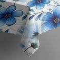 thumbnail image 3 of Pioneer Flower Floral Print Pattern Rectangle Tablecloth 60"x84",Waterproof Polyester Rectangle Table Cloth, Wipeable Spillproof Polyester Tablecloth for Dining, Camping, Indoor and Outdoor, 3 of 5